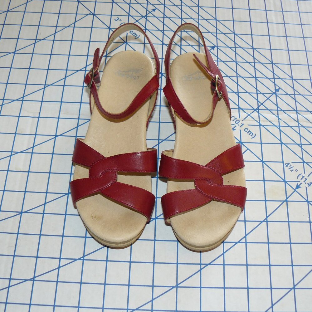 Red Dansko Sandals